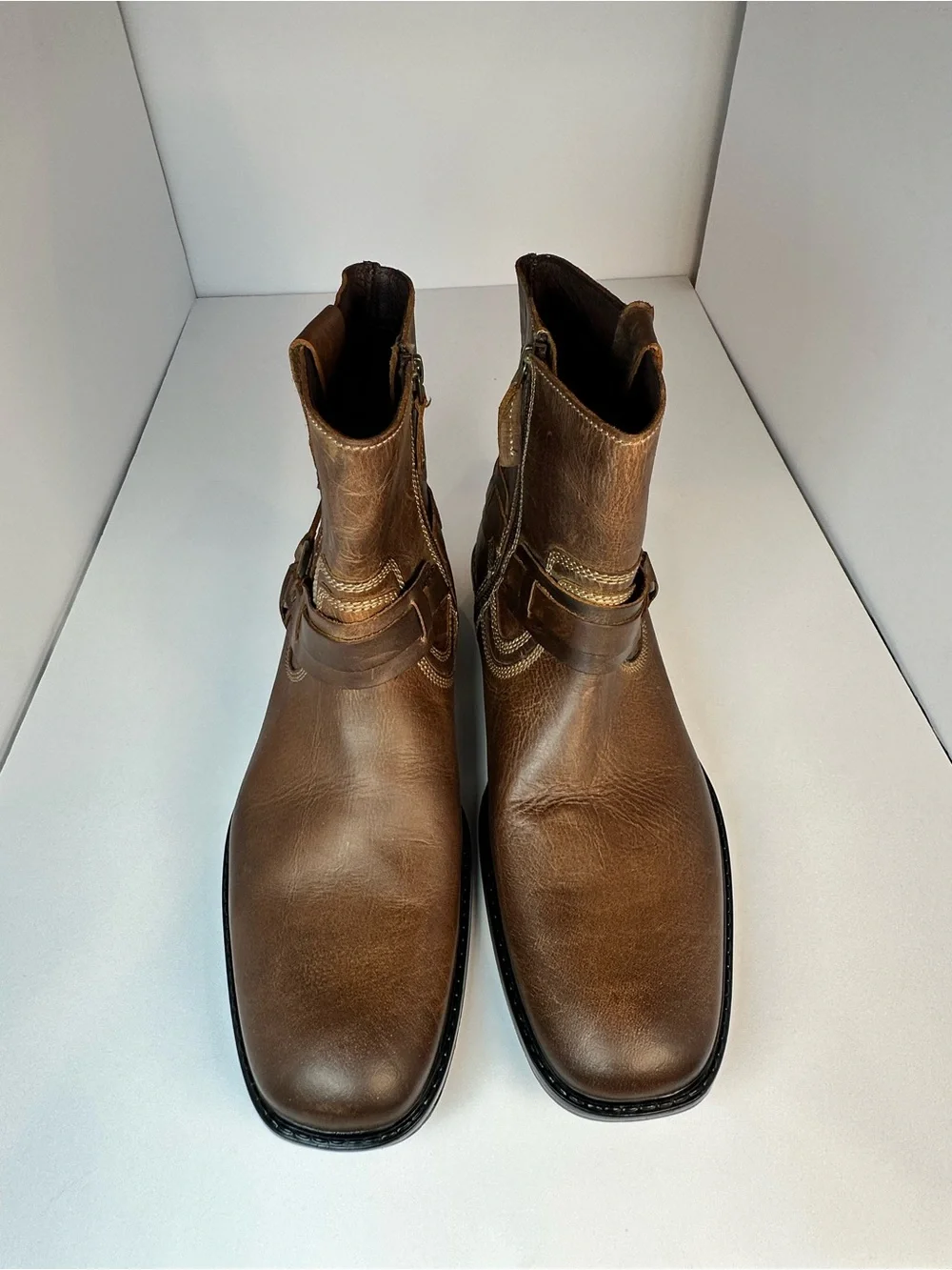Roan by Bed Stu Colton II Leather Men's Boot Colors:Tan Greenland MM Size 11.5